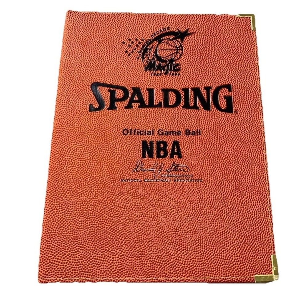Orlando Magic Spalding Official NBA Basketball Game Ball Folder Notebook‎